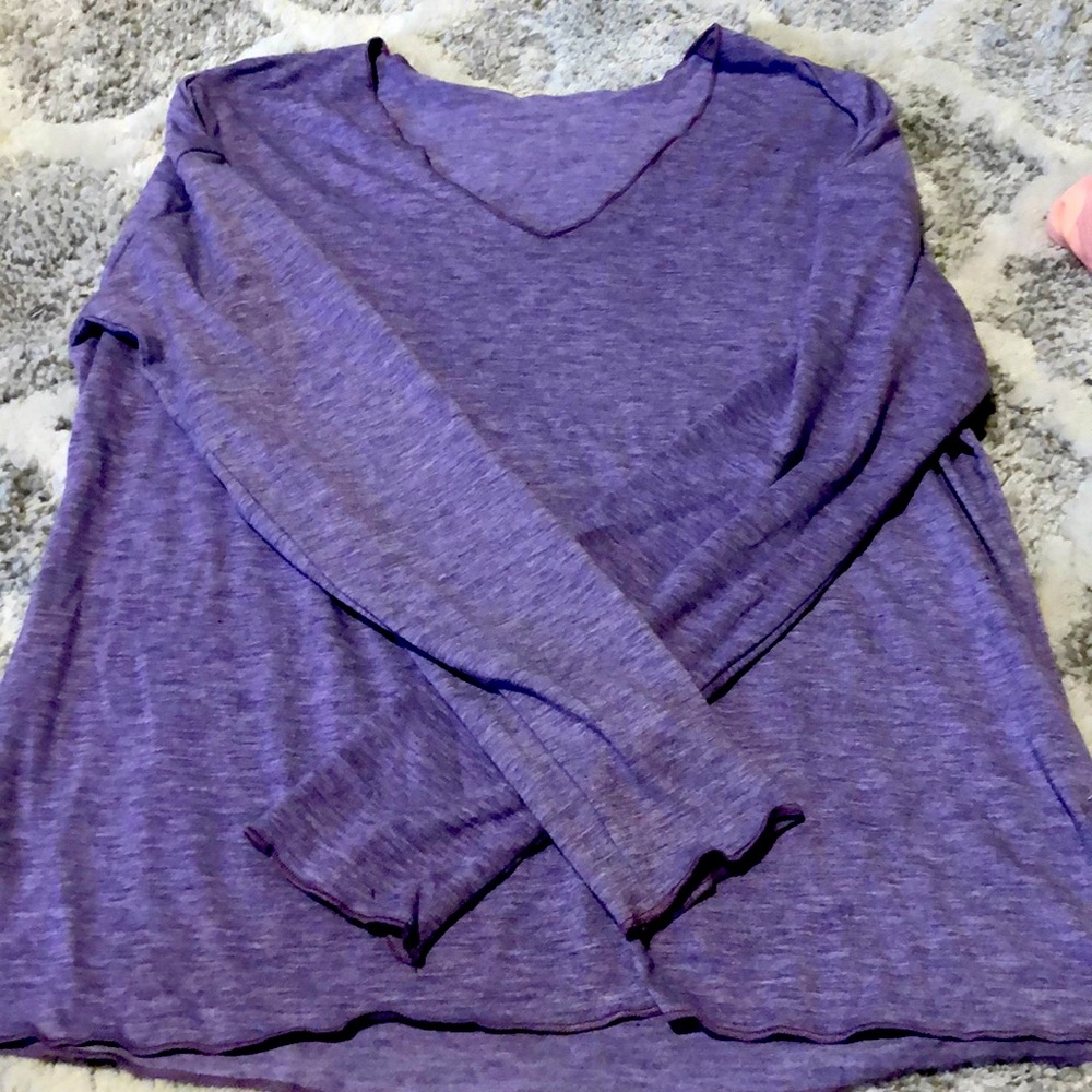 Comfy purple long sleeve shirt lightweight S